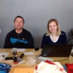 Emilie et Vincent à la table de marque